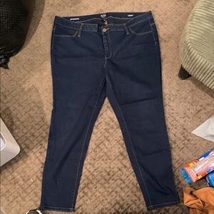 a.n.a Dark Blue Women's Jeggings - Stretch Denim